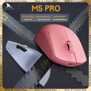 Darmoshark M5 PRO Mouse Controller 8K Tri Mode Bluetooth Wireless Finger Held Mouse PAW3950 Esports Games PC Laptop mouse Gift
