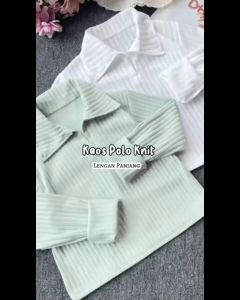 Vosha Hornet Knit Top | Kaos Polo Hornet Top | Hornet Kaos Lengan Panjang