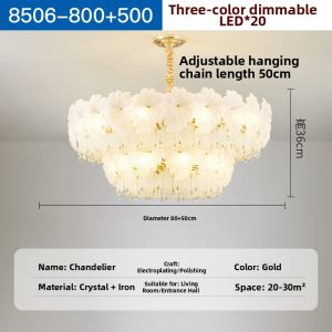 French Luxe Crystal Chandelier Simplistic