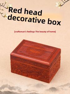 Rosewood Bracelet Box Jade Collection Box Solid Wood Bracelet Buddha Beads Gold Bars Storage Box Jewelry Box