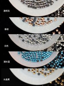 2mm3mm4mm5mm Square Flats Glass Drill Flat Table Square Diamond Mirror Diamond Color White Manicure Jewelry