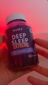 Well+ Deep Sleep Xtreme 60 Gummies Anti Stress Calming Gummy Insomnia