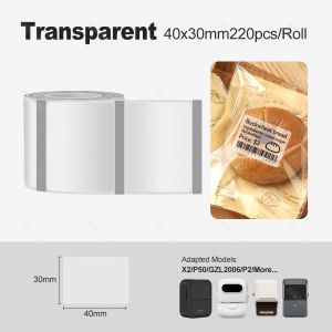 Marklife X2 Mini Thermal Label Printer Wireless Bluetooth Portable Labeling Machine or 1Roll Adhesive Sticker Label Printing