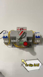 Bộ chuyển nguồn tự động ATS 2P 63A 220V - Đảo nguồn liên tục chống sốc điện