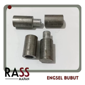 1 BUAH JANTAN BETINA Engsel Bubut Besi AS / Engsel Pintu Pagar Besi Rumah Ukuran 1 Inch