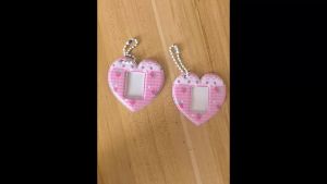 Cute Mini Photo Card Holder Keychain Idol 1-Inch Photo Card Storage Display Pendant Keychain INS Style Korean Style Ornaments