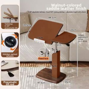 MU FENG ZHI NAN | C-shaped Adjustable Movable Side Table