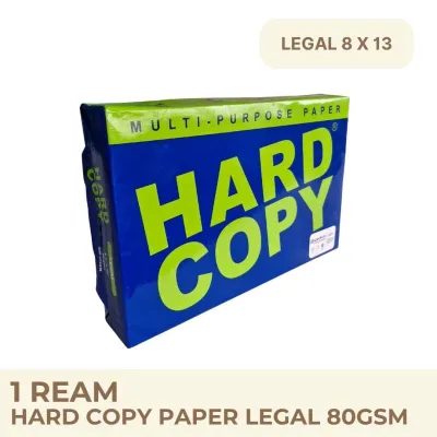 Hard Copy Bond Paper Long 500Sheets Per Ream 70gsm Sub20 Copier Ultra White Advance Premium Quality