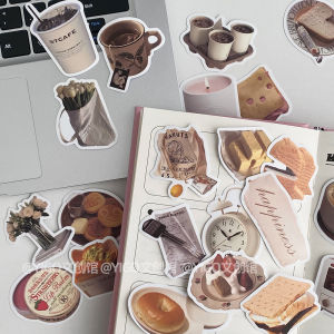 50-Piece Set Korean Style Simple Fresh Morning Greeting Stickers for Phone Case Notebook Computer iPad Decoration