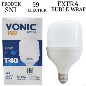 BOHLAM LED VONIC PRO Cahaya Putih Daylight T40 T30 T20 T15 T10 T05 90% Efisiensi Energi Pakai Wrap Ekstra