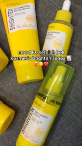 KORMESIC Brightening Niacinamide Serum 30ml – Serum Wajah Glowing & Anti Flek Hitam (BPOM)