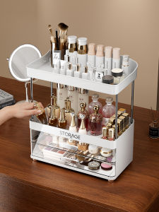 กล่องเก็บเครื่องสำอางแบบจุของได้เยอะขนาดโต๊ะทำงานแบบใหม่ปี 2025 ความจุขนาดใหญ่ ครีมบำรุงผิว อุปกรณ์เสริมสำหรับโต๊ะทำงาน