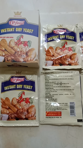 Men khô instant dry yeast làm bánh 1 hộp 5 gói