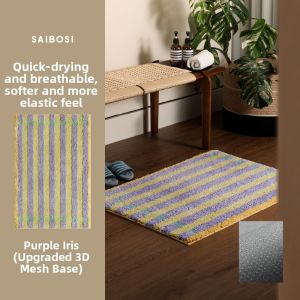 SAIBOSI | Antislip Quick-drying Breathable Retro Style Bathroom Mat