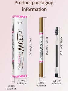 🔥HOT🔥[Easily create wild eyebrows] Double-headed two-pronged eyebrow pencil