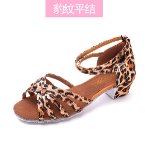 2024 New Arrival Sansha Genuine Goods Girl Latin Dance Shoes Soft Bottom Kids Girl Dancing Shoes Childrens High Heel Professional White