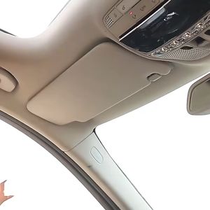 Car Sun Visor Organizer Pocket Card Holder Drivers License Document Sunglasses Clip Car Storage Bag Interior Accessories