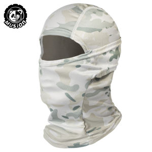 Musion Motorcycle Balaclava Sun Protection Full Face Mask Breathable Mesh Airsoft Mask Balaclava Bicycle Cycling Head Cover Unde