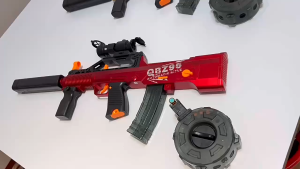 [Fei Mao] Electric Soft Bullet Toy Blaster | Auto & Manual Mode | Shell Ejection Model DR060