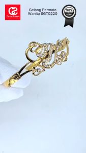 Gelang Permata Wanita SGT0220 Desain Elegan - Anti Karat & Anti Luntur - Aksesoris Perhiasan Wanita Mewah