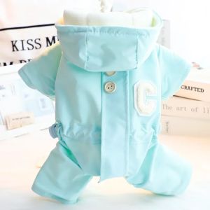 HBESTY Winter Warm Dog Jumpsuit Pet Clothes Jacket Chihuahua Overalls for Small Medium Dogs Onesies ropa de invierno para perros