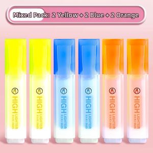 deli | Student Use Colored Highlighter Pens High Capacity