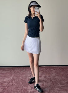 sui xin yu qie | Pleated Yoga Skirt