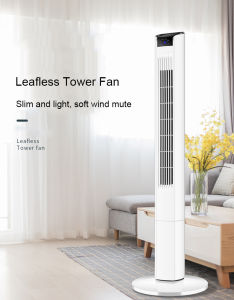 Tower Fan No Blade Stand Fans Remote Control Shaking Head 3 Speed Home Office Air Conditioning Fan Household Air Coolers