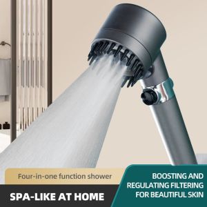 Ketua pancuran mandian Supercharged Universal Supercharged tangan pancuran mandian kepala aksesori bilik mandi