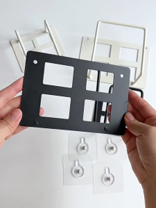 No‑Drill Wall‑Mounted Wifi Router Modem Storage Box Easy‑to‑Install Space‑Saving Household Wall Storage Rack