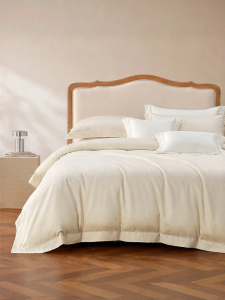 Mercury | Luxurious Long Staple Cotton Satin Bed Cover