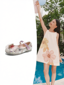 Belle | Shiny Soft Sole Girls Shoes