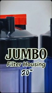 Ready Stock 1inch NPT Copper Inlet&Outlet - 20inch Whole House Big Blue Housing Water Filter 4.5inch x 20"inch