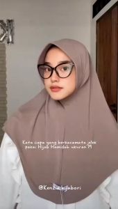 Bergo Kenzia Hijab instan Size M/Bergo Tiara Size M Jersey Premium