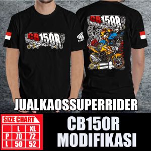 BAJU KAOS DISTRO HONDA CB150R MODIFIKASI