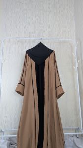 Gamis cardigan abaya syari.jumbo ld120