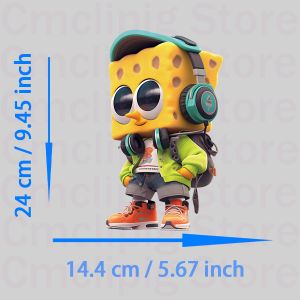 2PCS Cartoon Pikachu Minions Printing for Clothes Custom Patches Thermo-stickers for Children Self-adhesive Heat Transfer Vinyl