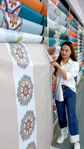 Khăn Trải Bàn Vải PVC Họa Tiết Hoa Sắc Nét Chống Thấm Nước Chống Thấm Dầu Đa Dạng Mẫu Mã Bền Màu Theo Thời Gian