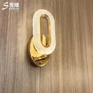 Lampu Dinding LED Kristal Mewah desain Lampu Hias dinding Modern Kamar Tidur / Ruang Tamu (Termasuk Sabuk lampu LED) YUR