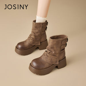 Josiny | Warming Heel-Boosting Womens Mid-Calf Boots