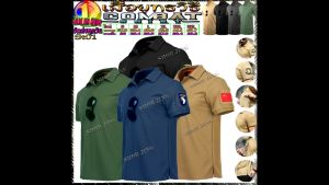 เสื้อยืดคอกลมผู้ชายยุทธวิธีแขนสั้น แขนยาว เสื้อยืดโปโลคอปกลําลองST01 สีไม่ตก ไม่ย้วย แห้งเร็ว ใส่สบาย ไม่ร้อนระบายอากาศได้ดี เสื้อยืด