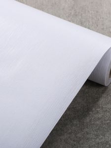 XIANXIANWUFANG | Decal Dán Chống Nước Mỏng Màu Trắng Vân Gỗ cho Nội Thất