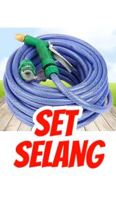 Paket Selang Air Semprotan Cuci Motor & Mobil 5M, 10M & 15M ½ Inch