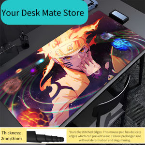 Bandai | Mouse Pad Office Naruto Uzumaki Rubber Mini Pc Keyboard Pad Laptop Computer Speed Desk Mat Computer Gaming Acessories Mousepad