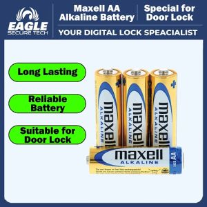 4pcs Maxell Alkaline Battery AA Maxell Batteries Maxx Battery - Lazada