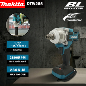 Makita | Makita DTW285 18V Lithium Brushless Bare Impact Wrench 1/2 Drive For DIY Garage Tire Rotation Household Bolt Repair