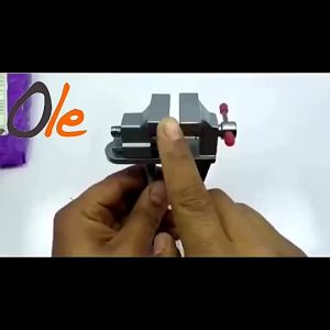 Kẹp Bàn Mini 3.5 Inch Vịn Kèm Nhựa Đa Năng Xoay 360° 30mm