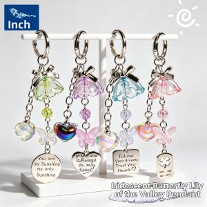 QINGYIFANG | Dreamy Lily Crystal Pendant Mini Charms