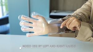 100pcs Disposable Gloves Food Grade Plastic Gloves For Cleaning Cooking Dishwashing Food Handling