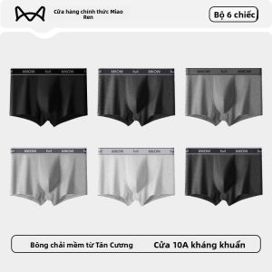 Quần lót nam MiiOW Catman  vải cotton thoáng khí cạp vừa thoải mái - mùa hè 2025